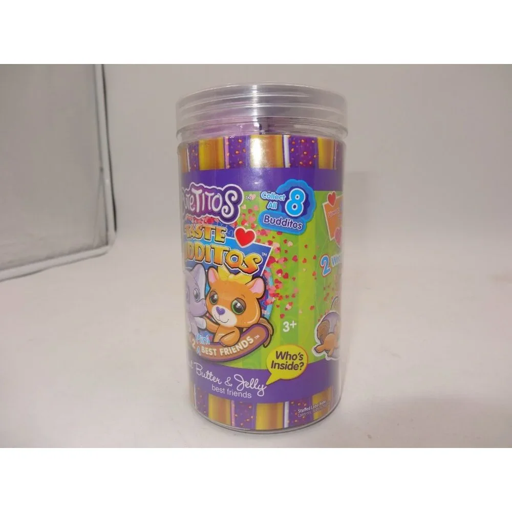 Cutetitos Taste Budditos Peanut Butter Jelly  Series‎ 1 Plush Toys OPEN Jar NEW